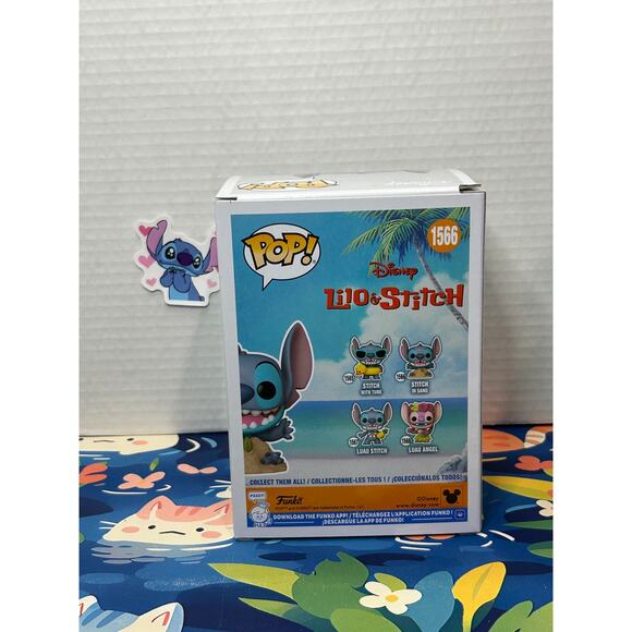 Lilo & Stitch Stitch with Tube Funko Pop! Vinyl #1565 - Picture 6 of 13